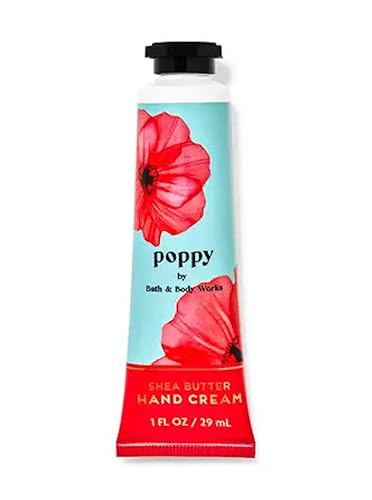 Bath & Body Works Poppy Shea Butter Hand Cream 1Oz - Travel Size Moisturizer