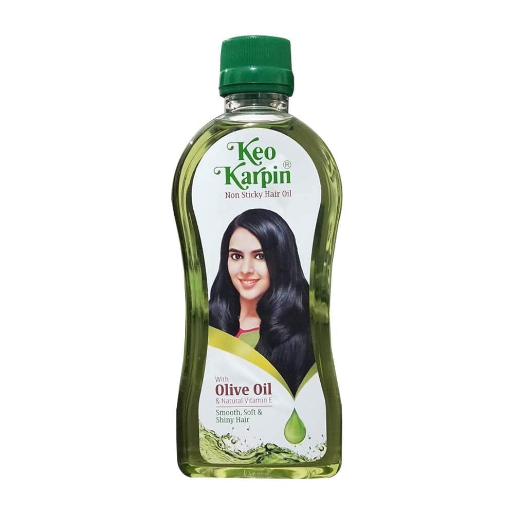 Keo Karpin Hair Oil - 300ml, Nourishing Green Oil for Healthy Hair, 10.2 Fl Oz