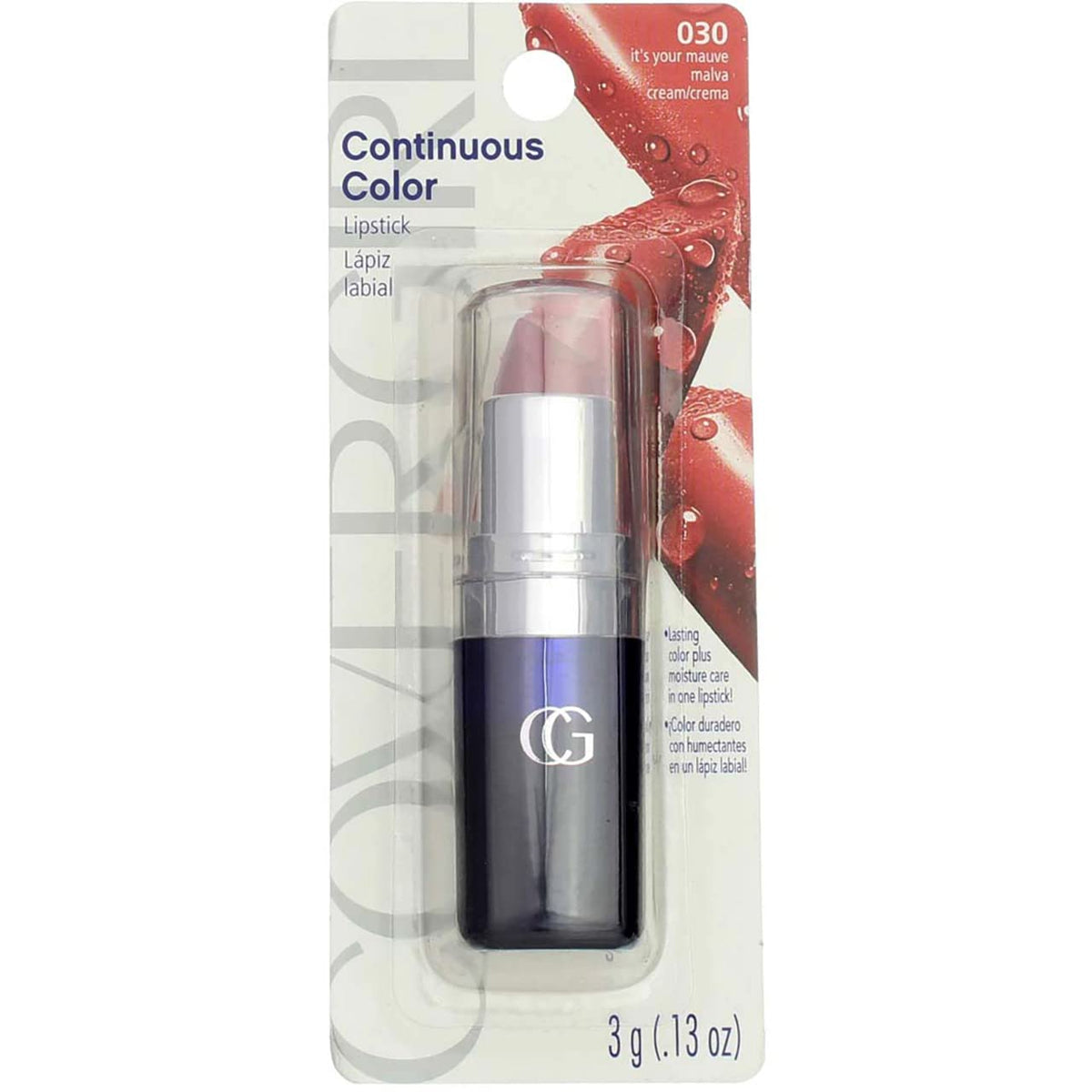 Covergirl Continuous Color Lipstick, It'S Your Mauve [030], 0.13 Oz, Pack Of 6