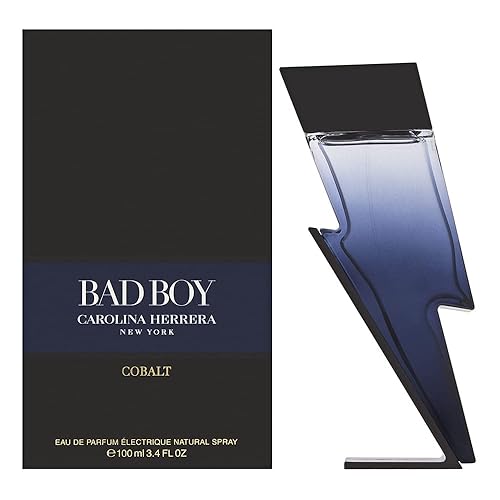 Carolina Herrera Bad Boy Cobalt Eau De Parfum Spray For Men, 3.4 Oz - Bold & Masculine Scent