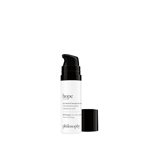 Philosophy Hope In A Jar Eye Revival Serum-In-Cream, 0.5 Oz, Hydrating Eye Cream With Hyaluronic Acid