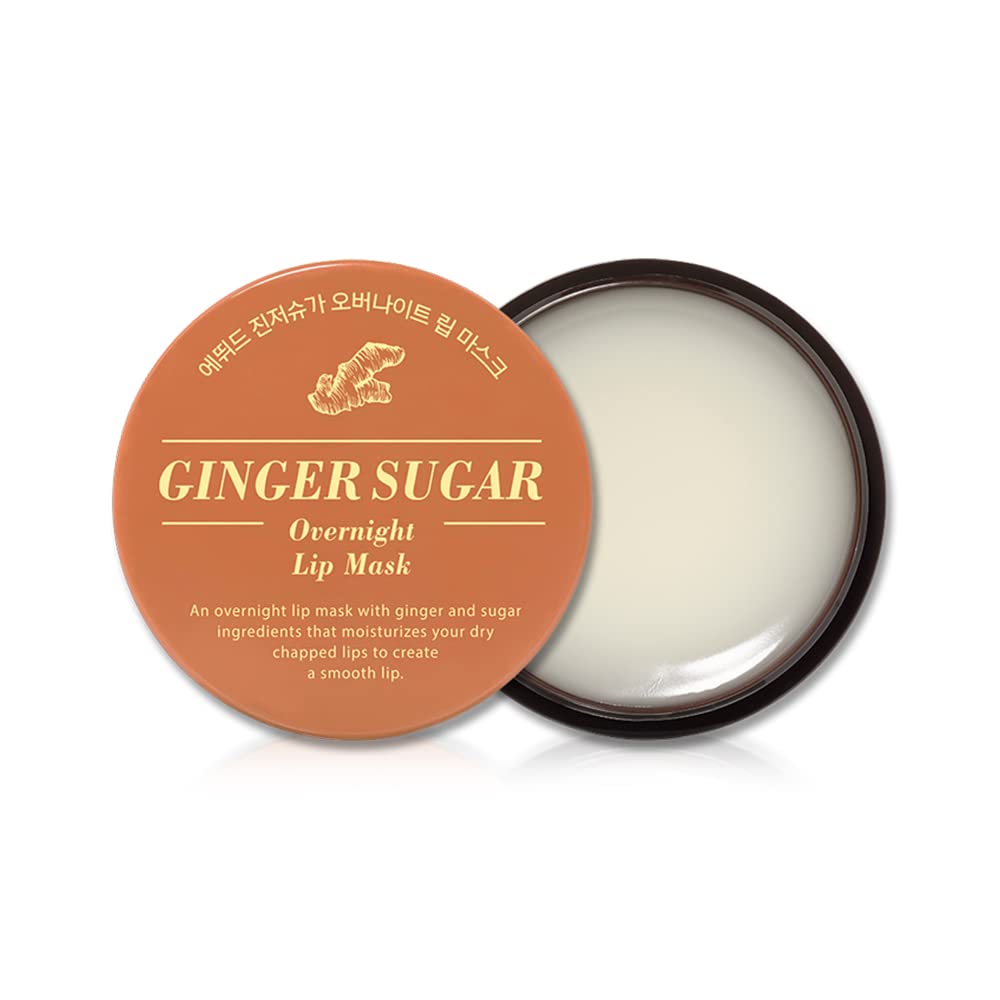 Etude Ginger Sugar Overnight Lip Mask 25G | Nourishing Korean Lip Care For Smooth, Hydrated Lips