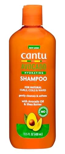 Cantu Avocado Hydrating Shampoo, Sulfate-Free, 13.5 Oz - Moisturizing Hair Care