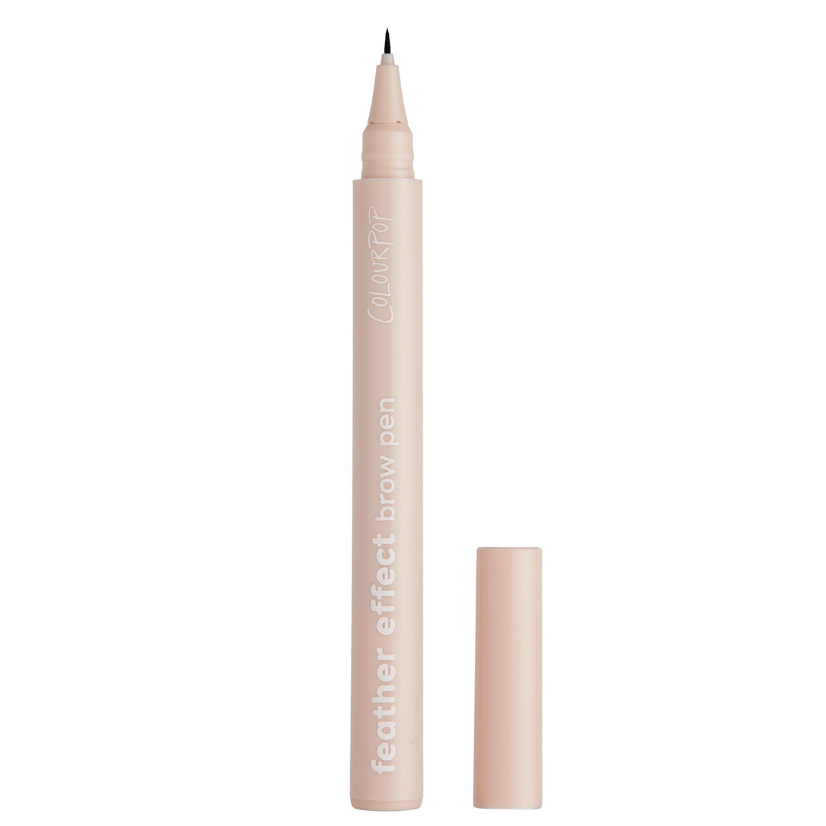 Colourpop Feather Effect Brow Pen - Smudge-Free, Water-Resistant, Medium Brown Eyebrow Pen