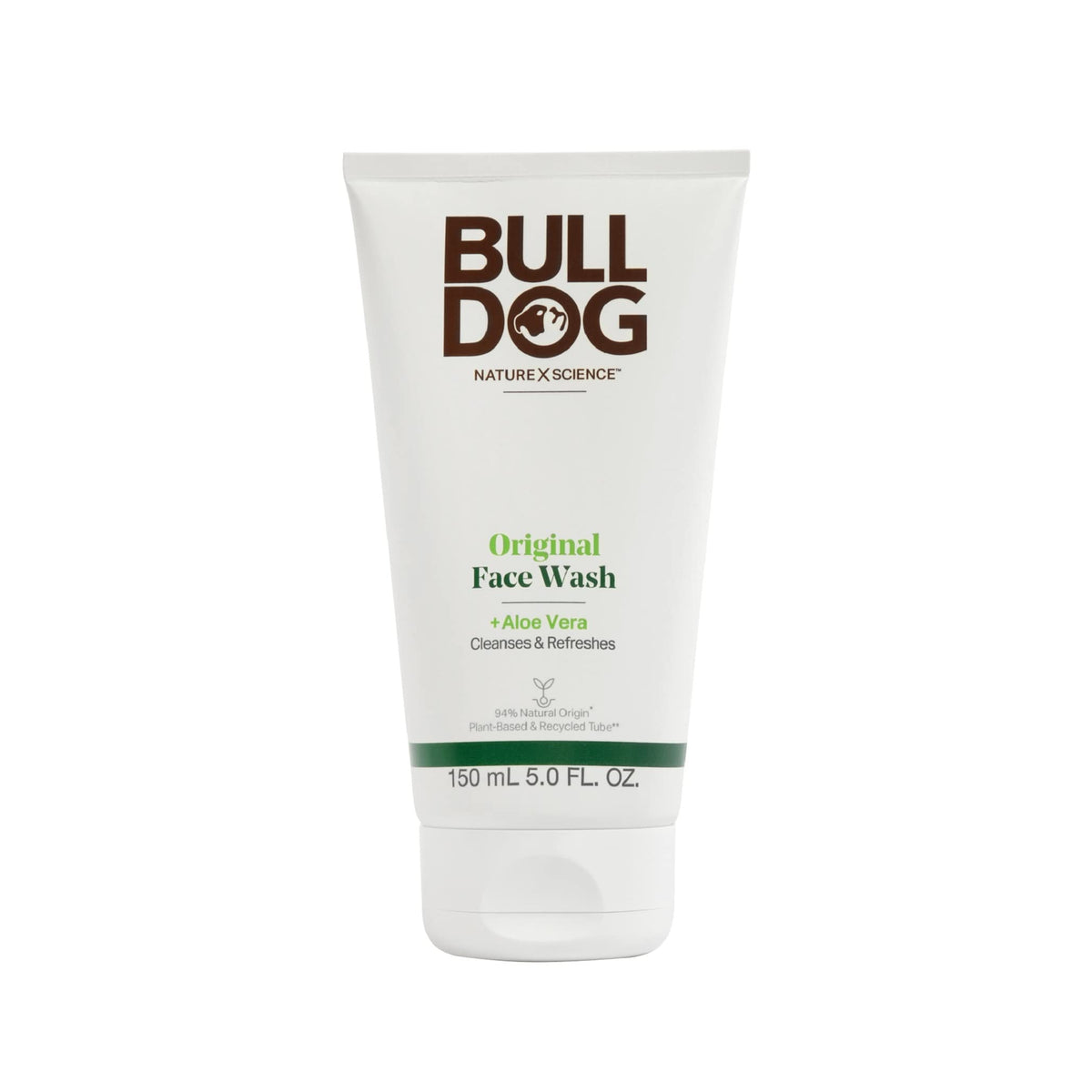 Bulldog Original Face Wash/Scrub For Men, 5 Fl Oz - Refreshing Skincare & Grooming