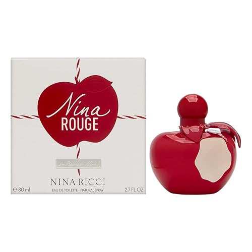 Nina Ricci Nina Rouge Eau de Toilette Spray for Women, 2.7 Fl Oz - Floral Fragrance, Perfect Gift for Her