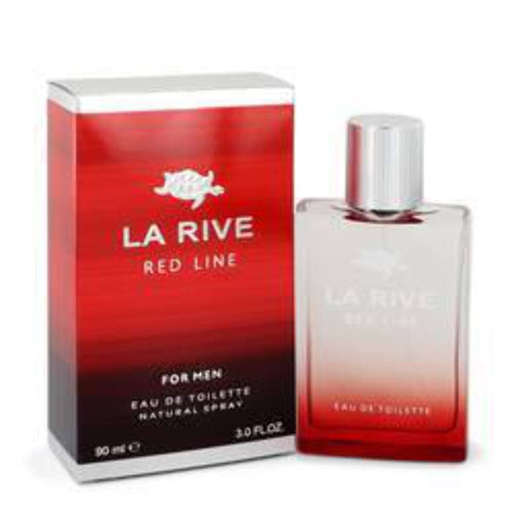 LA RIVE Red Line Eau De Toilette Spray for Men, 3 oz - Long-Lasting Fragrance, Ships with Tracking