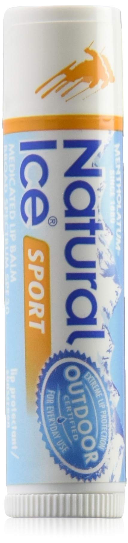 Natural Ice Mentholatum Lip Protectant Spf 30, 0.15 Oz - Medicated Sunscreen Balm