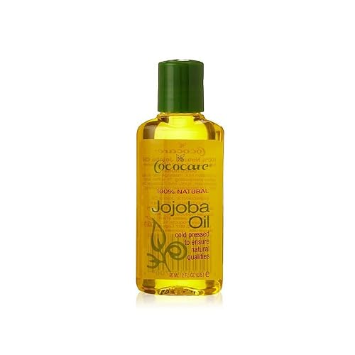 Cococare 100% Jojoba Oil - All Natural, 2 Oz (Pack Of 5) - Moisturizing &