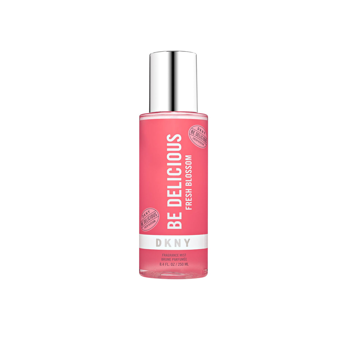 DKNY Be Delicious Fresh Blossom Fragrance Mist for Women, 8.4 Fl Oz - Floral Scent, Refreshing Body Spray, Pink Packaging