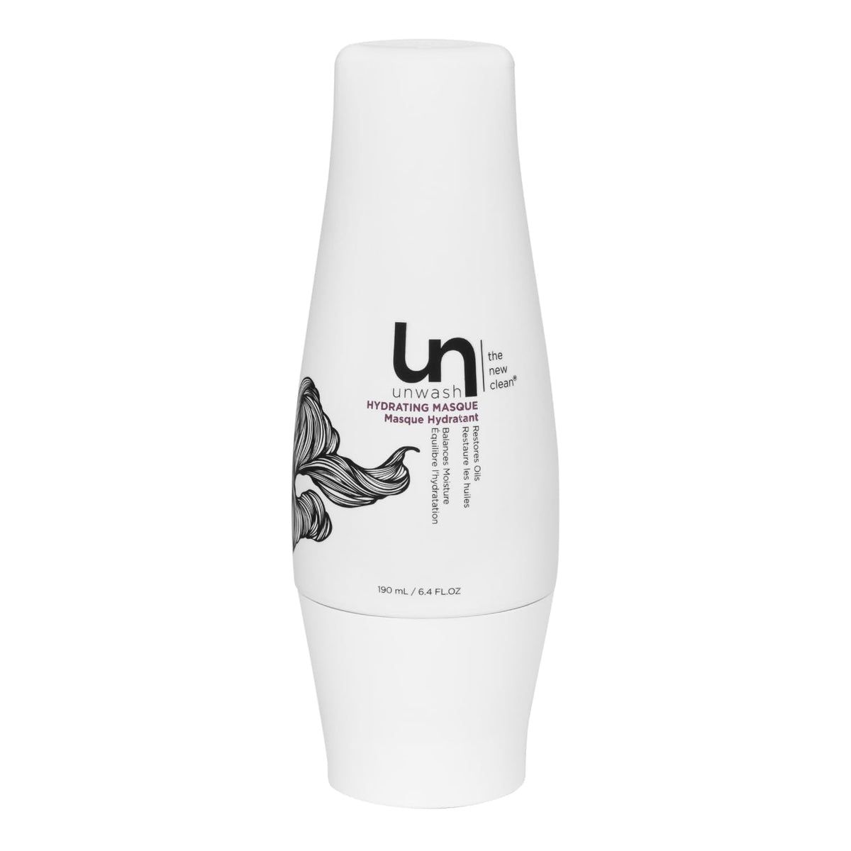 Unwash Hydrating Hair Masque - Deep Conditioning Treatment, Sulfate & Paraben Free, 6.4 Fl Oz