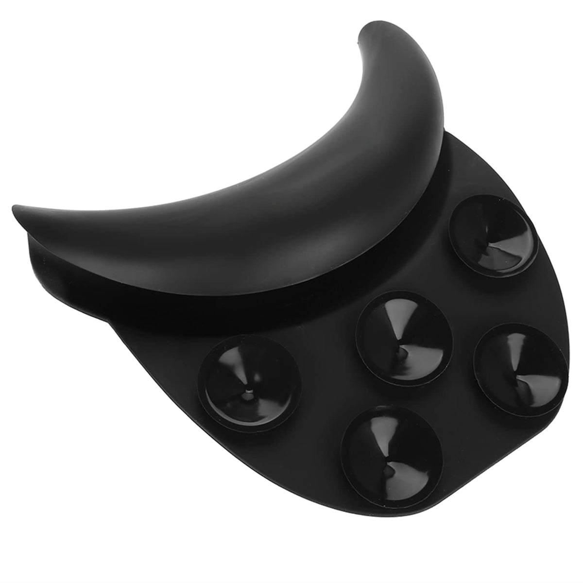 Semme Soft Silicone Shampoo Bowl Neck Rest For Hair Washing, Black Hairdressing Cushion