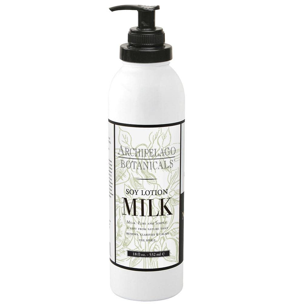 Archipelago Botanicals Soy Milk Lotion  Nurturing  Soothing Daily Body Lotion  Free From Parabens  Phthalates and gMOs 18 oz