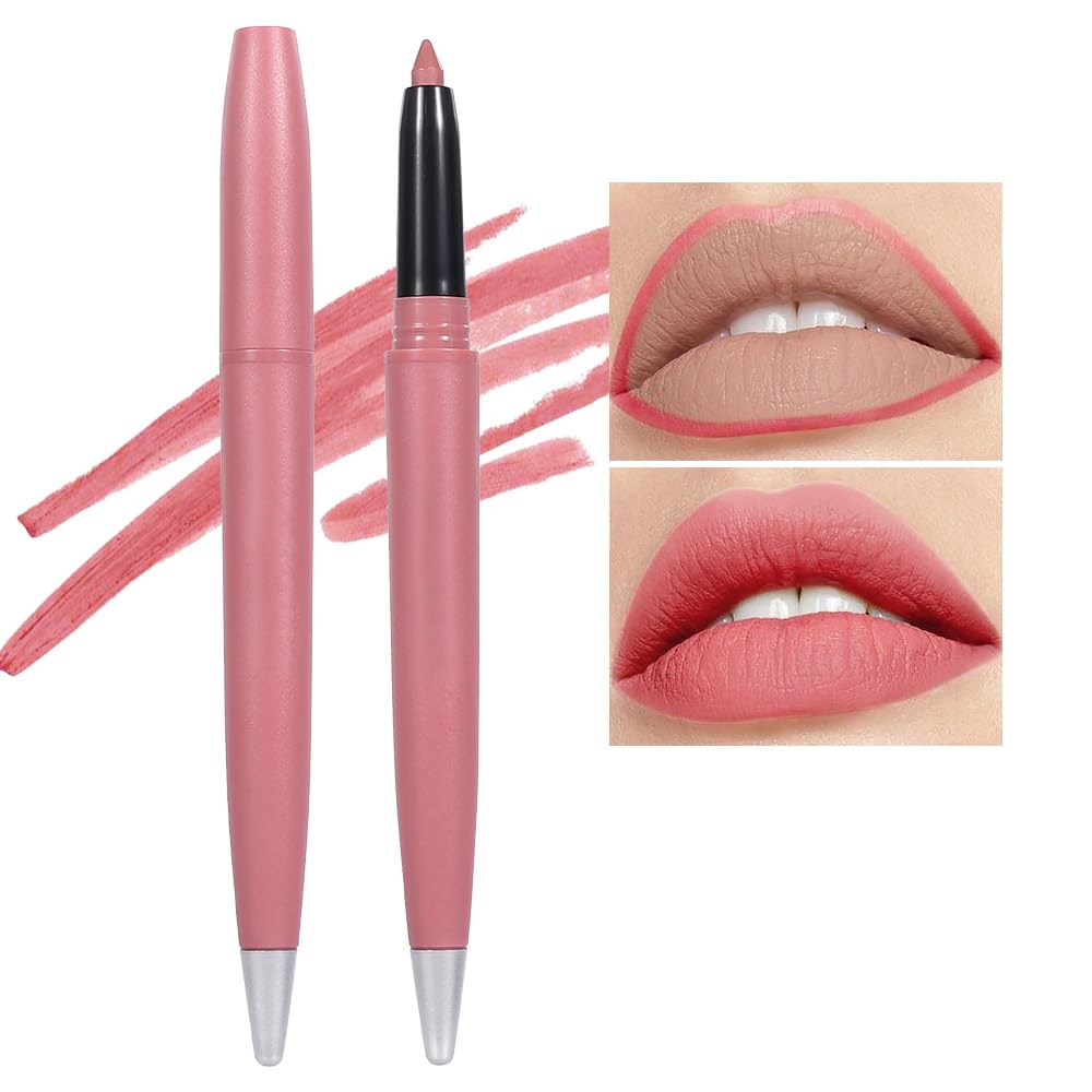 Wantuoluo Velvet Matte Lipstick & Lipliner Set, Waterproof, Smooth Finish, 1 Count (01)