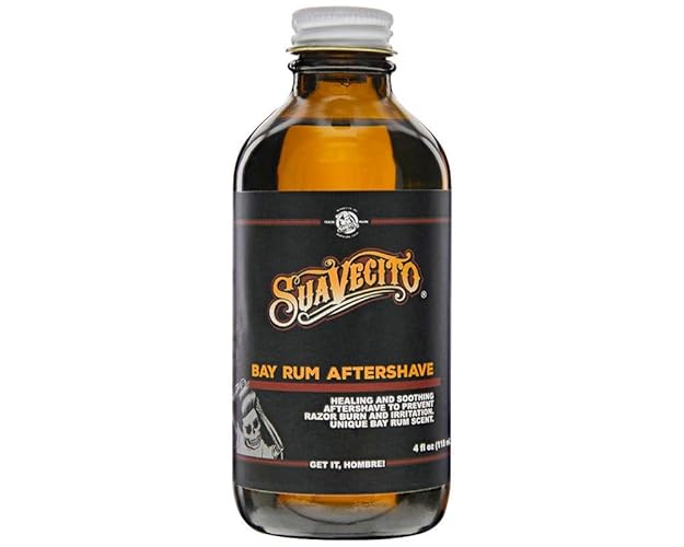 Suavecito Bay Rum Aftershave - 4 Oz, Refreshing Aftershave For Men, Classic Grooming Essential