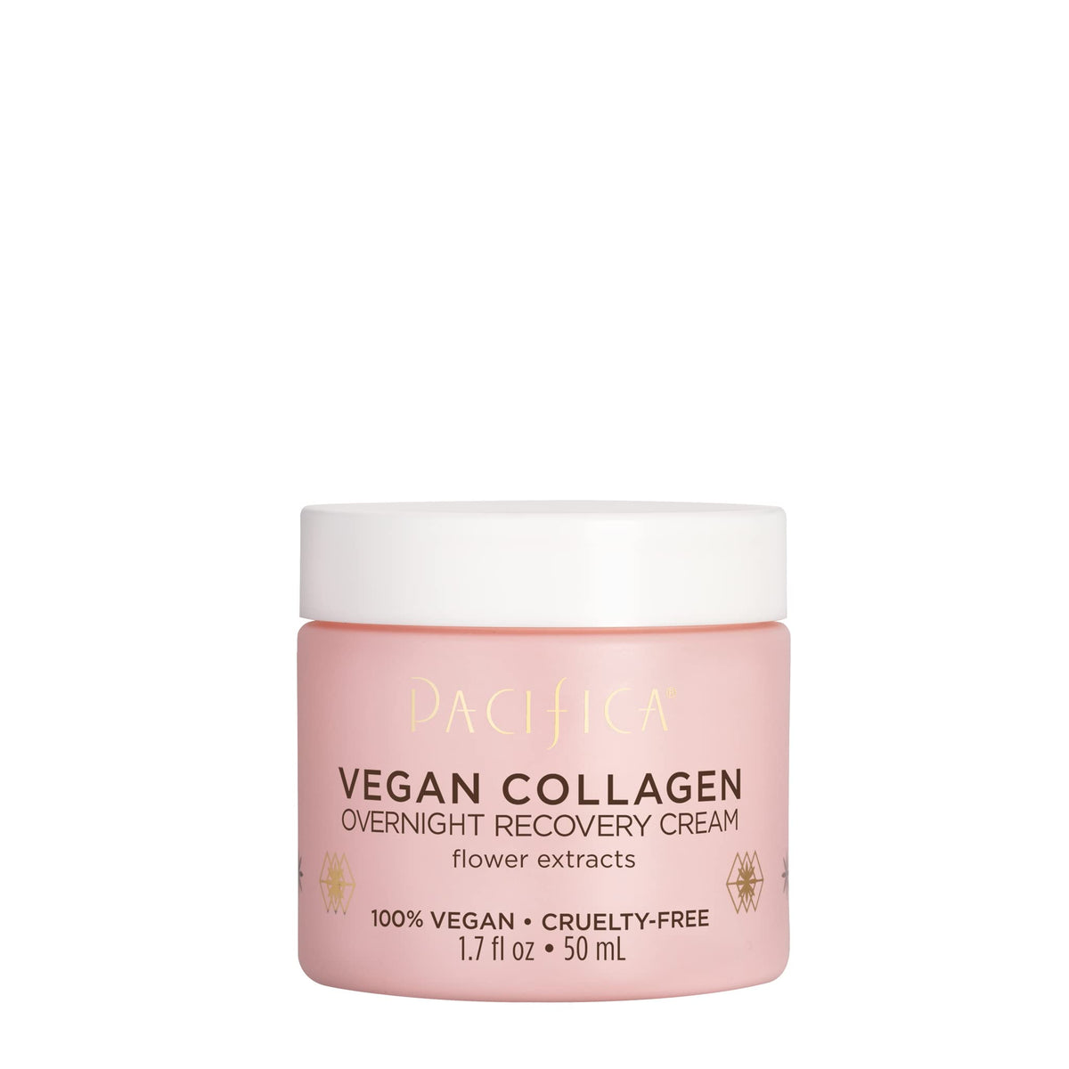 Pacifica Vegan Collagen Overnight Recovery Cream - 1.7 Oz Hydrating Skin Treatment