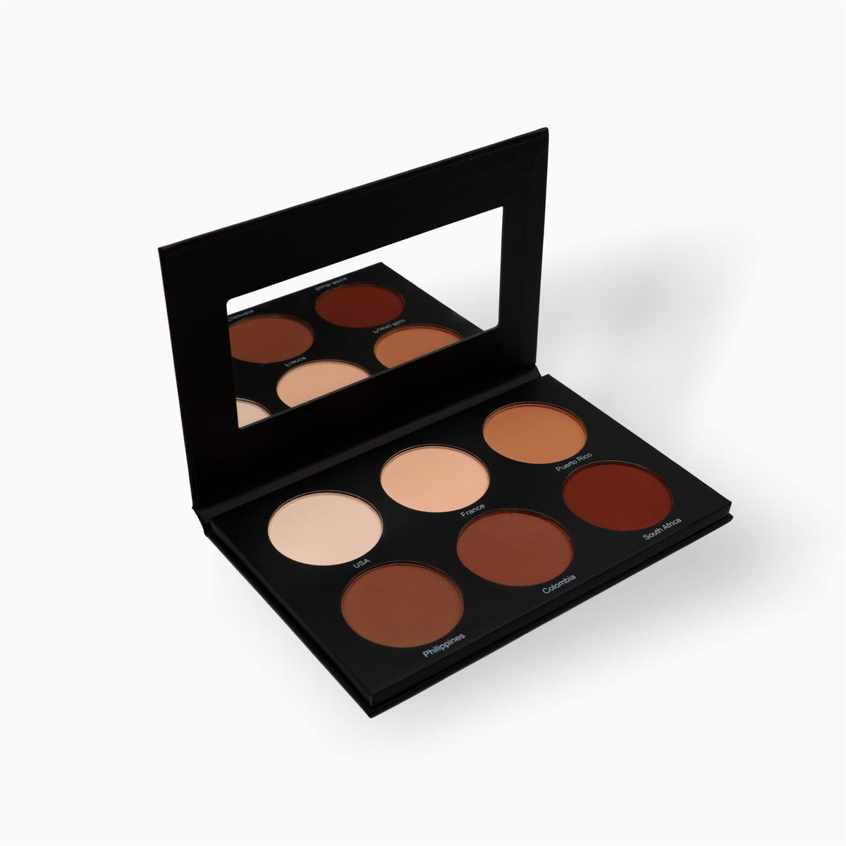 Muba Cosmetics Universal Contour Palette - 6 Shades Face Makeup Kit, 0.50 Oz