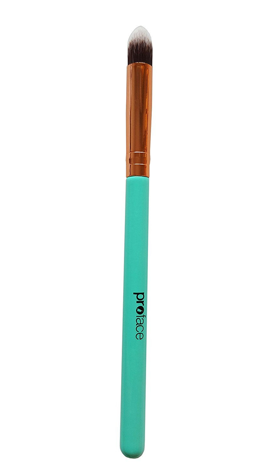 Mypreface Mini Precision Tapered Kabuki Brush - Blue Synthetic Eyeshadow Applicator For Glitter