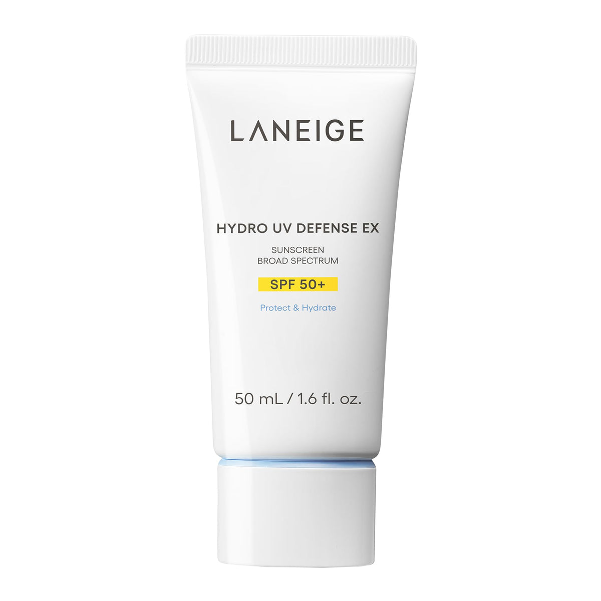 Laneige Hydro Uv Defense Sunscreen Spf 50+, No White Cast, Hypoallergenic, 1.6 Fl Oz