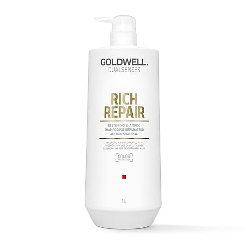 Goldwell Dualsenses Rich Repair Shampoo 1L - Restoring Formula For Damaged Hair