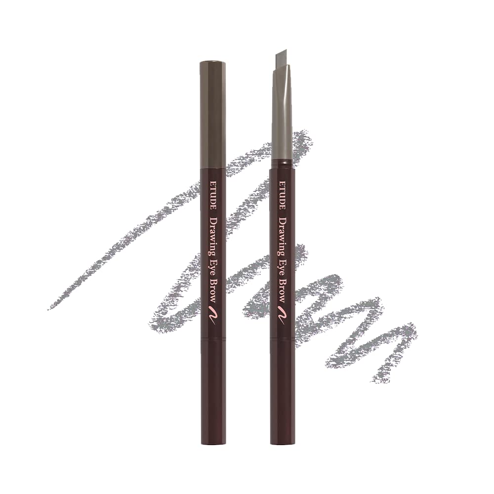 Etude Drawing Eye Brow Pencil - Gray, Long-Lasting For Natural Daily Look, Kbeauty