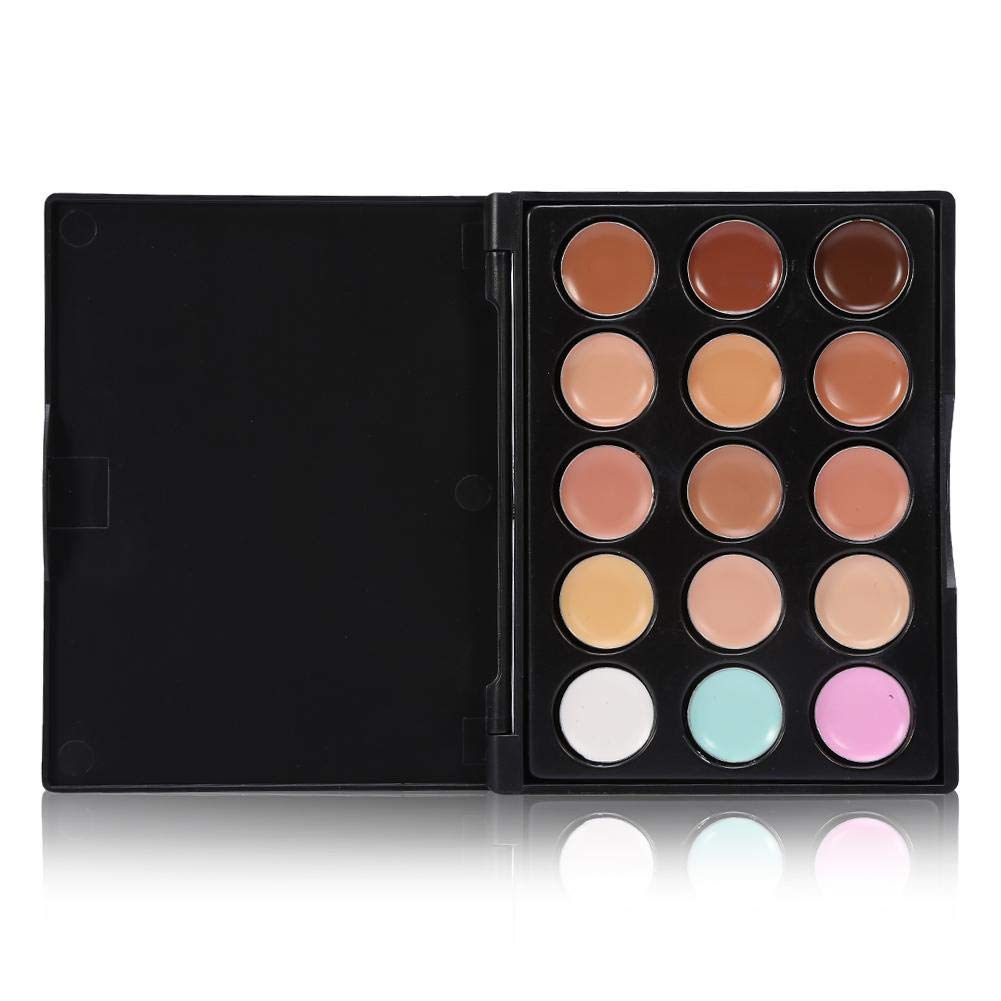 Sonew 15 Colors Concealer Palette - Professional Makeup Tool For Face & Eye Contouring