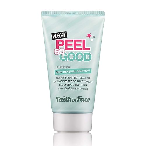 Faith In Face Aha Peel So Good Gel - Deep Clean Facial Scrub, Exfoliate & Brighten Skin, 4.22