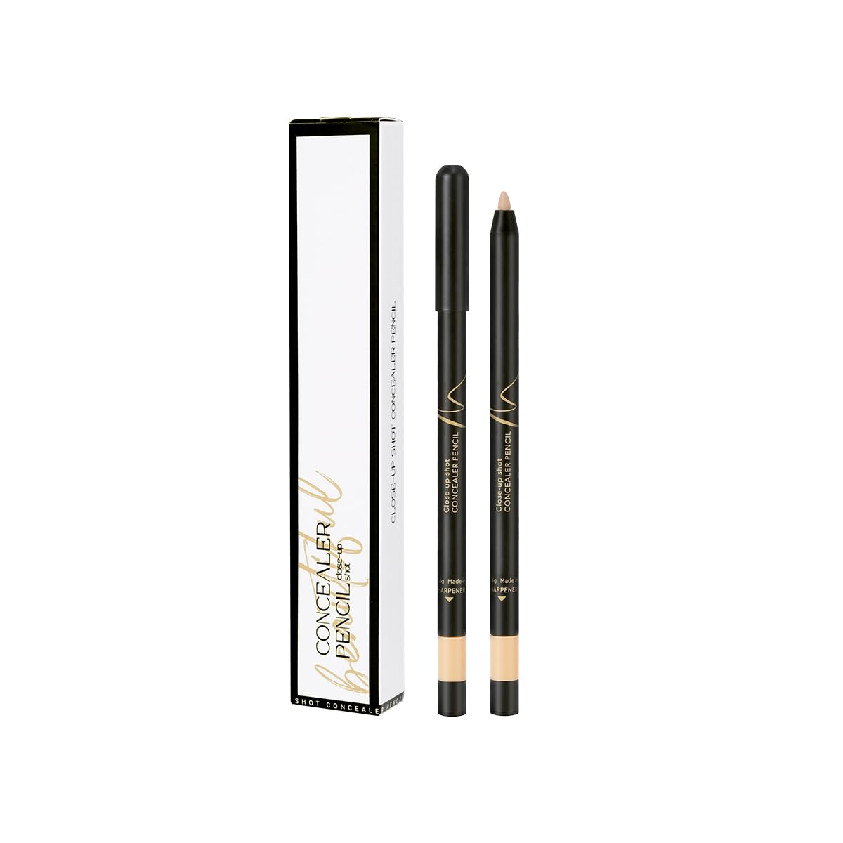 Kissio Waterproof Under Eye Concealer Pencil, Natural Brightener For Acne & Freckles, 0.02 Oz