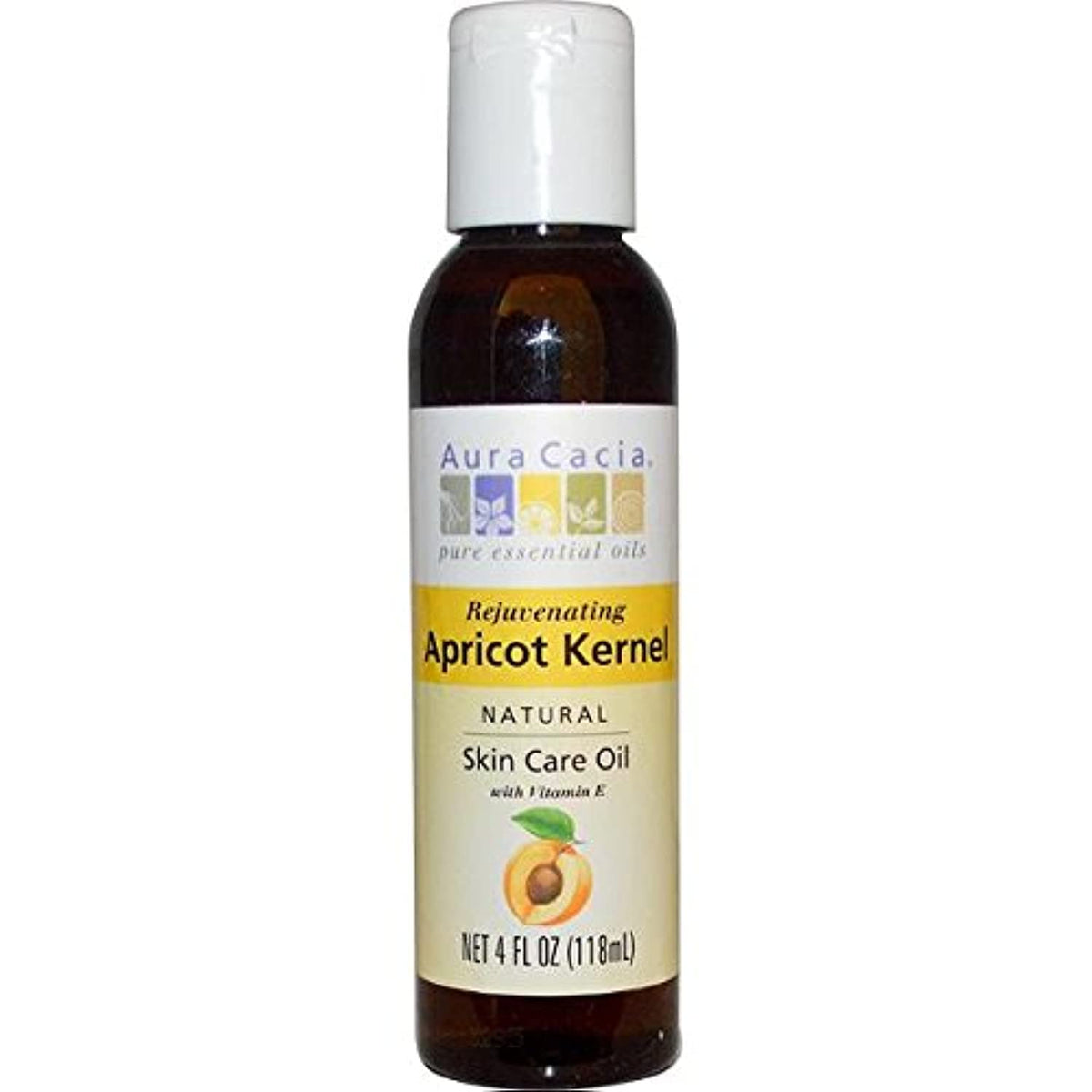 Aura Cacia Apricot Kernel Oil, 4 Fl Oz - Nourishing Skin Care For Healthy Hydration