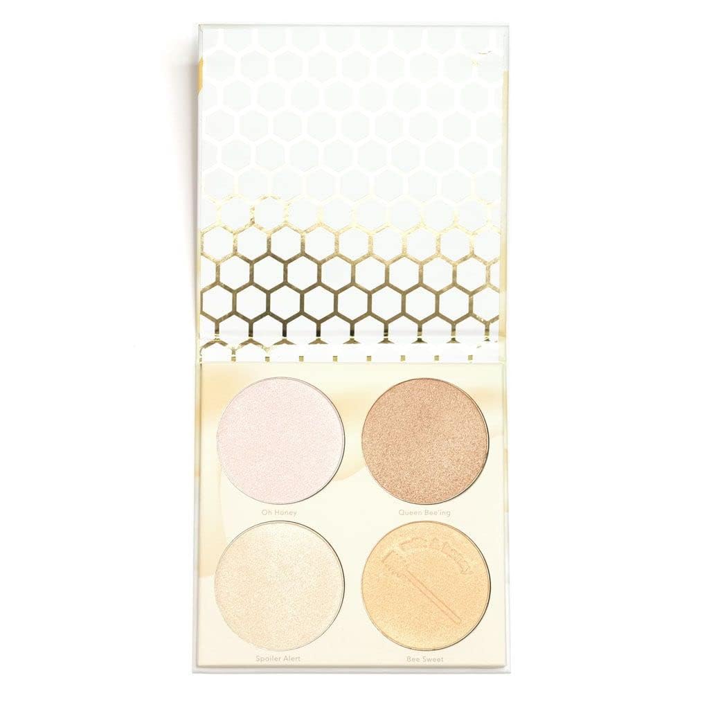 Beauty Bakerie Milk & Honey Highlighter Palette - 4 Shimmer Shades For Natural Glow, 0.28 Oz