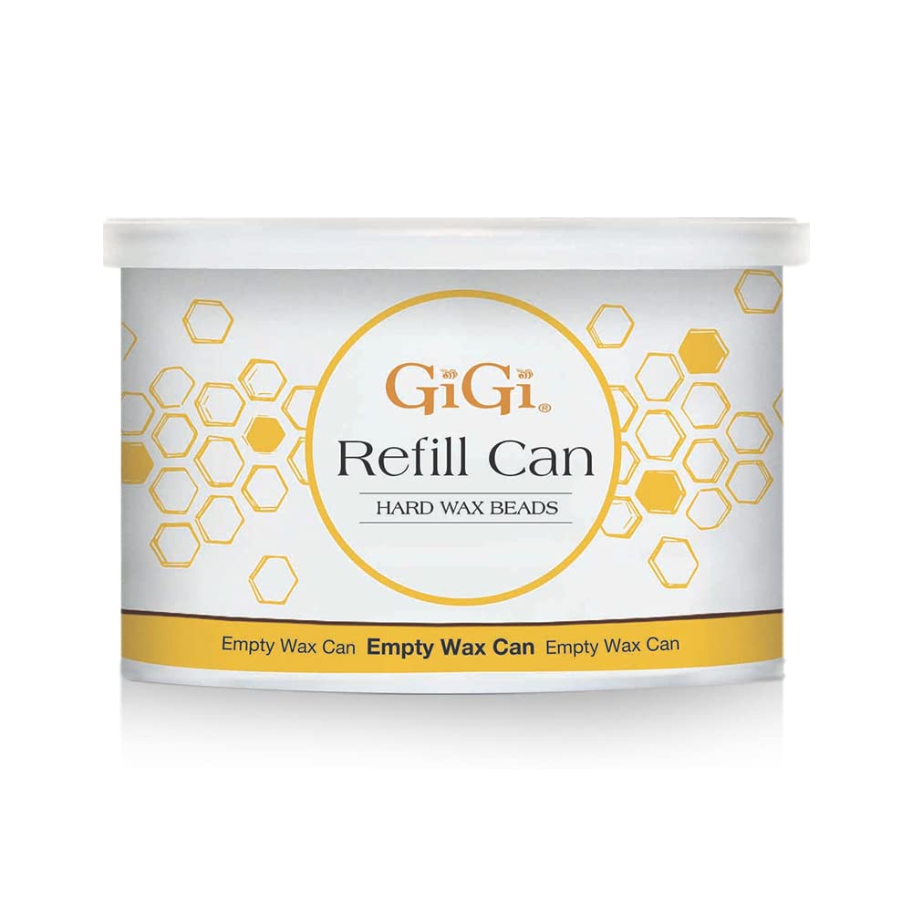 Gigi Hard Wax Beads Refill Can, 14 Oz - Essential For Hair Removal Waxing