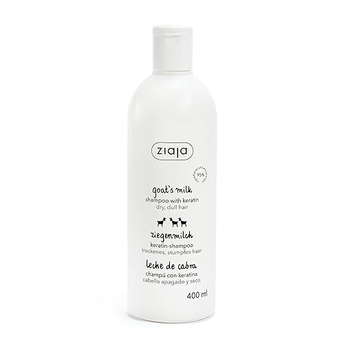 Ziaja Goat'S Milk Shampoo With Keratin For Dry & Damaged Hair, 13.5 Oz