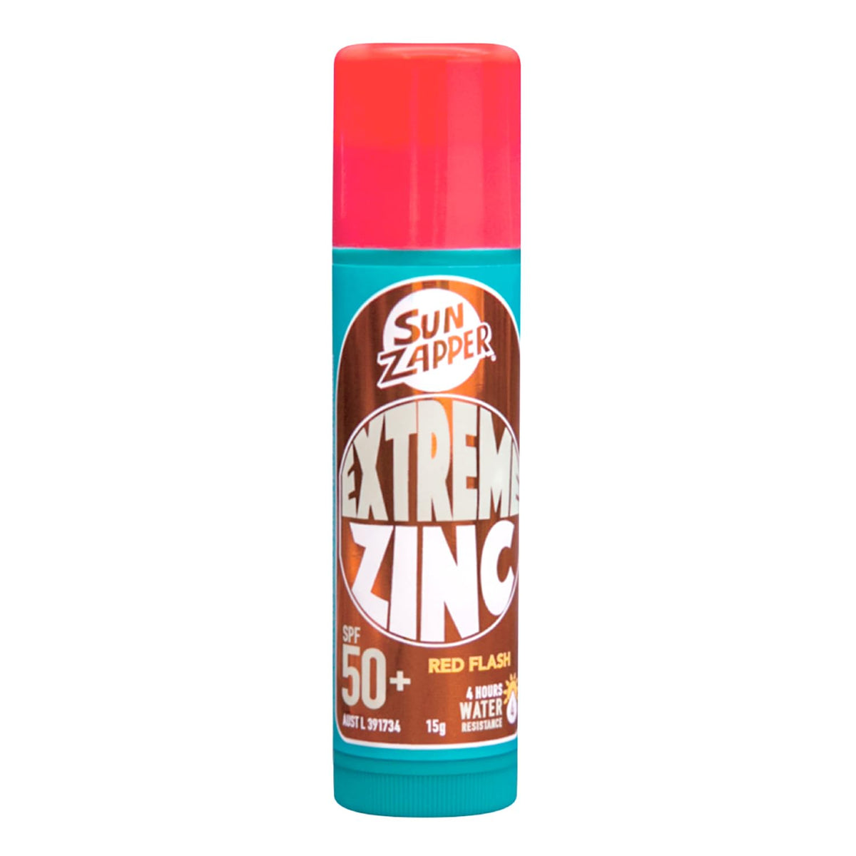 Sun Zapper Spf50+ Red Flash Zinc Mineral Sunscreen Stick – Uva/Uvb Protection, Made In Australia