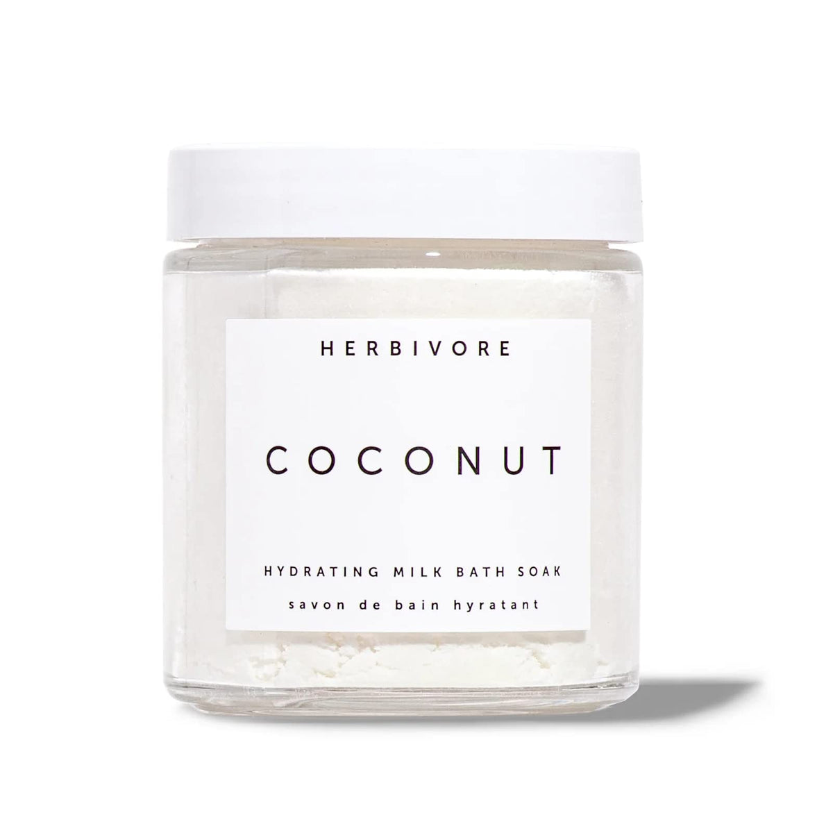 Herbivore Coconut Milk Bath Soak – Hydrating Vegan Formula, Light Coconut Scent, 8 Oz