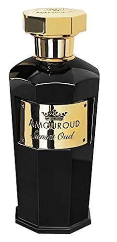 Amouroud Sunset Oud Unisex EDP 3.3 oz - Exotic Fragrance for Men & Women, Long-Lasting Perfume, Elegant Scent