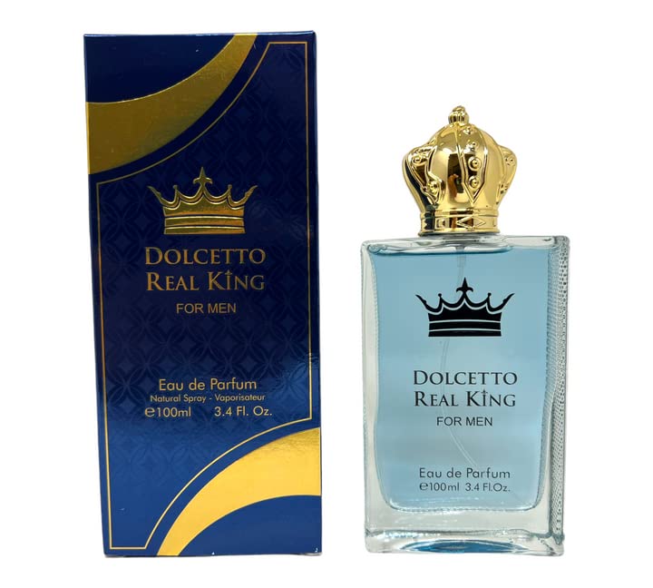 A Center Dolcetto Real King Eau De Toilette For Men, 3.4 Fl Oz - Masculine Cologne Scent