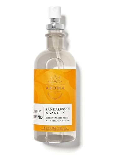 Bath & Body Works Aromatherapy Sandalwood & Vanilla Pillow Mist - 5.3 Fl Oz