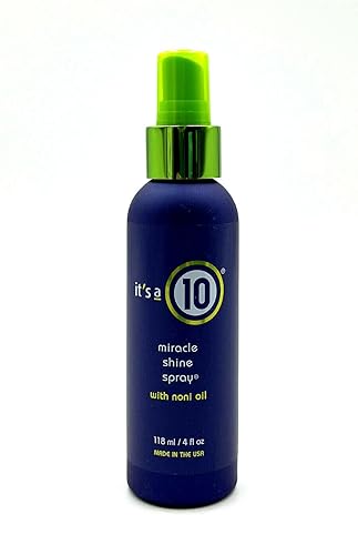 It's A 10 Miracle Shine Spray - 4 Fl Oz - Clear Hair Shine & Frizz Control for Smooth Finish