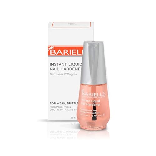 Barielle Instant Liquid Nail Hardener 0.5 Oz - Strengthens & Hardens Nails, Base Coat