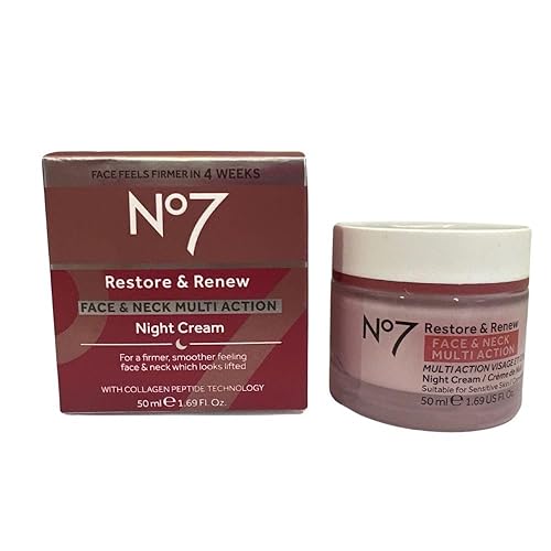 No7 Restore And Renew Night Cream, 1.6 Oz - Anti-Aging Moisturizer By Boots