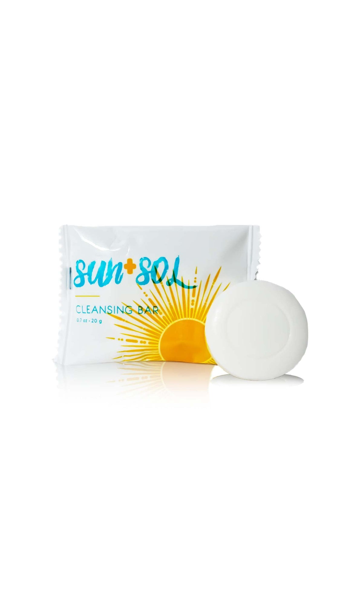 World Amenities Sun + Sol Cleansing Bar, Coconut & Vanilla, Travel Size, 100 Count