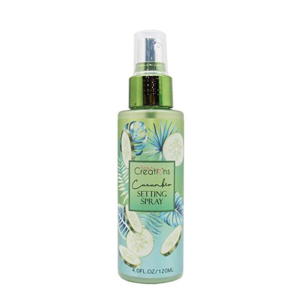 Beauty Creations Cucumber Setting Spray - 4 Fl Oz Hydrating Makeup Finishing Spray