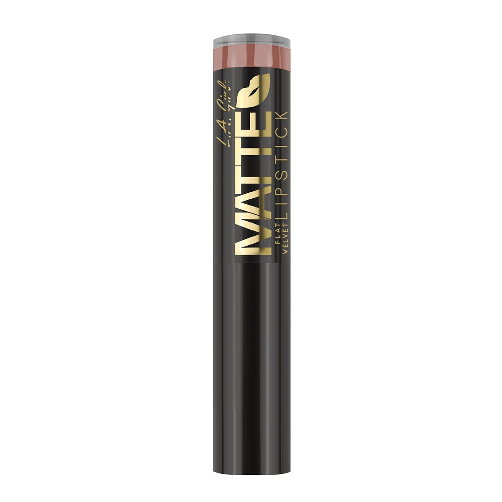 L.A. Girl Matte Flat Velvet Lipstick In Snuggle - 0.1 Oz, Perfect For Smooth, Long-Lasting Wear