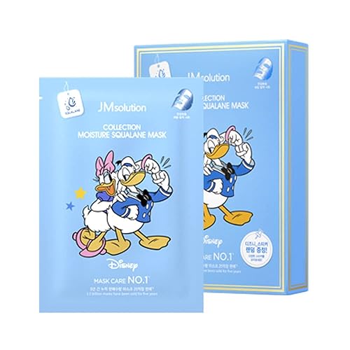 Jmsolution Disney Squalane Moisture Mask - Korean Skincare Facial Mask (10 Ea)