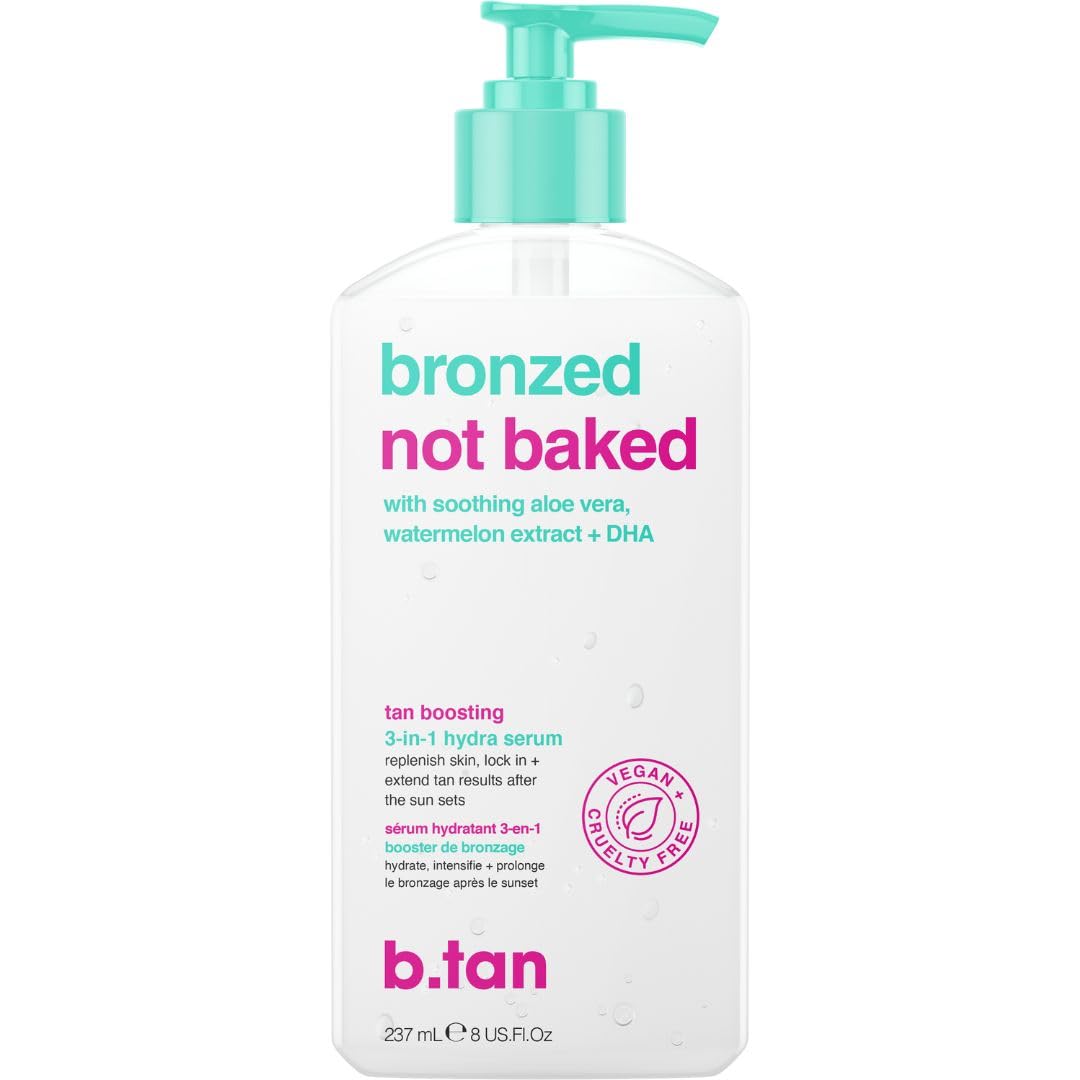 B.Tan After Sun Tan Extender Lotion - Hydrating Gel With Aloe & Watermelon, 8 Fl Oz