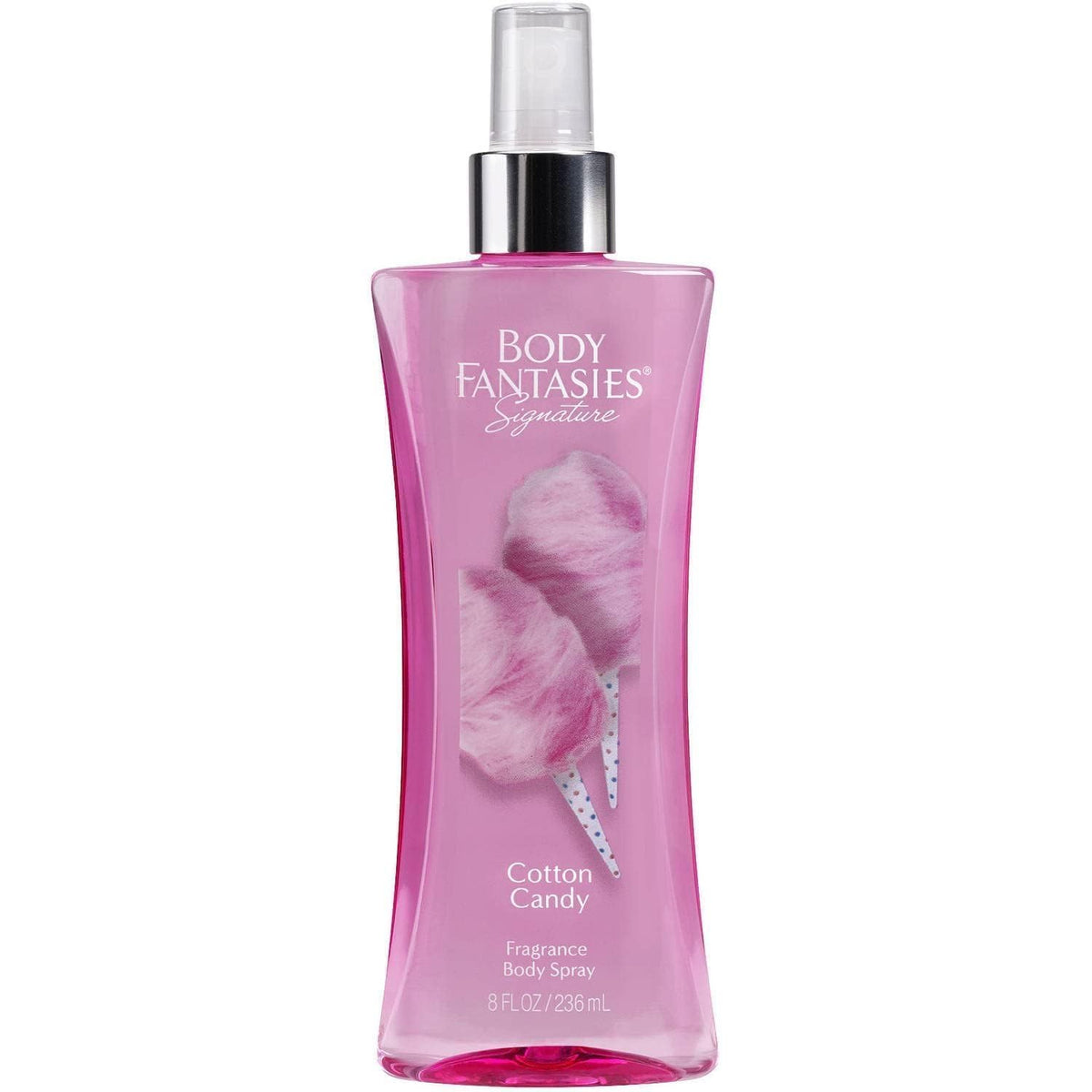 Body Fantasies Cotton Candy Fantasy Body Spray For Women, 8 Fl Oz Multi-Colored Fragrance