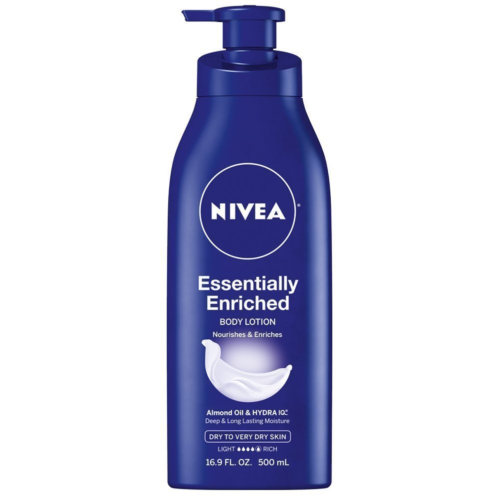 Nivea Essentially Enriched Body Lotion 16.9 Oz (Pack Of 4) - Moisturizing & Nourishing Care