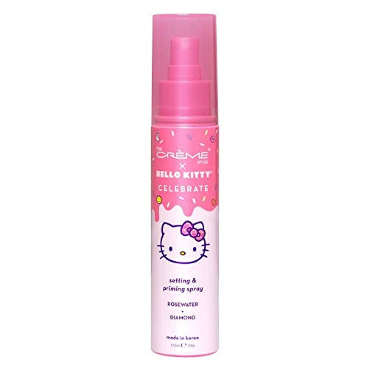 The Crème Shop X Hello Kitty Priming & Setting Spray - Rose Water & Diamond, 3.52 Oz