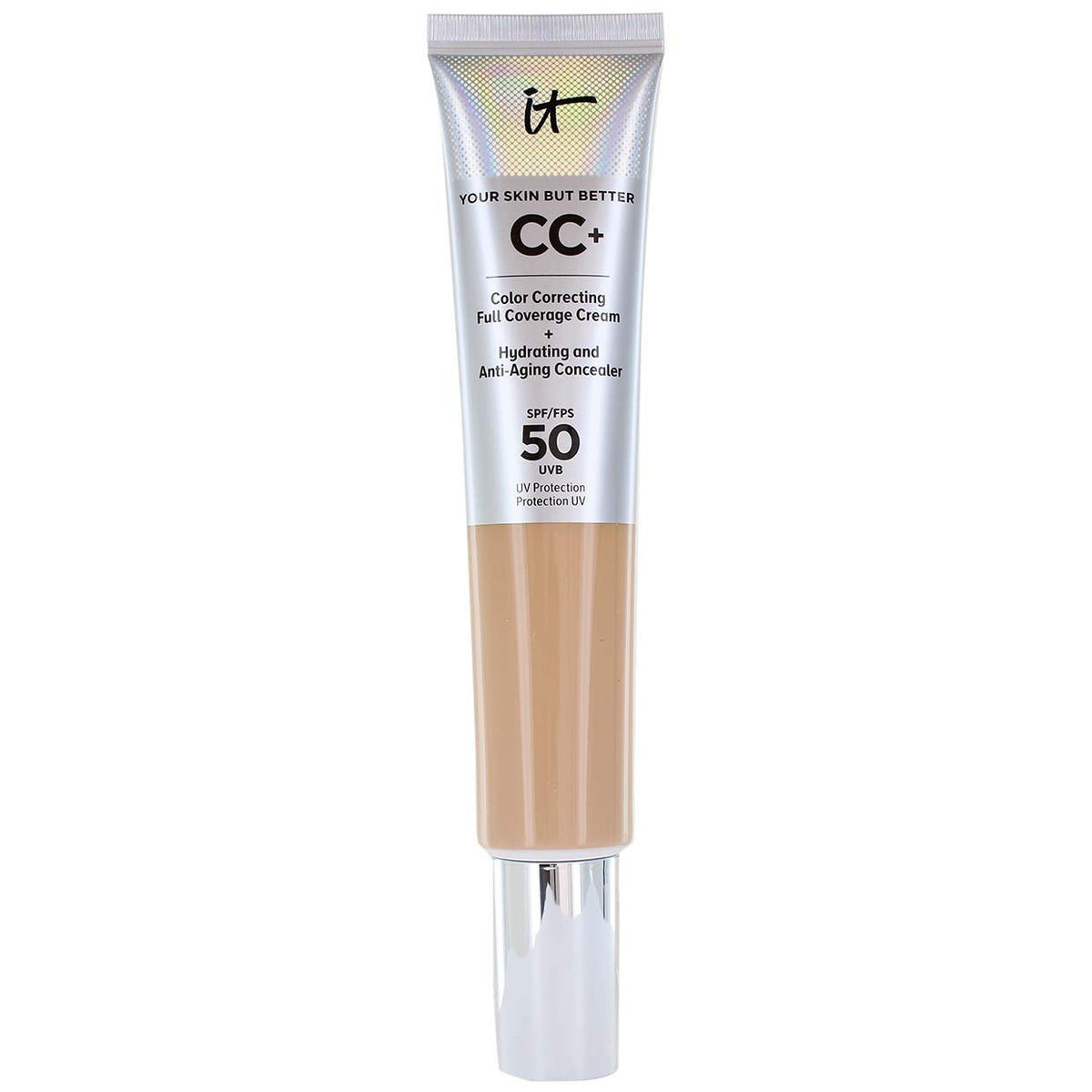 It Cosmetics Your Skin But Better Cc+ Cream Super Size - Medium 2.53 Fl Oz / 75Ml