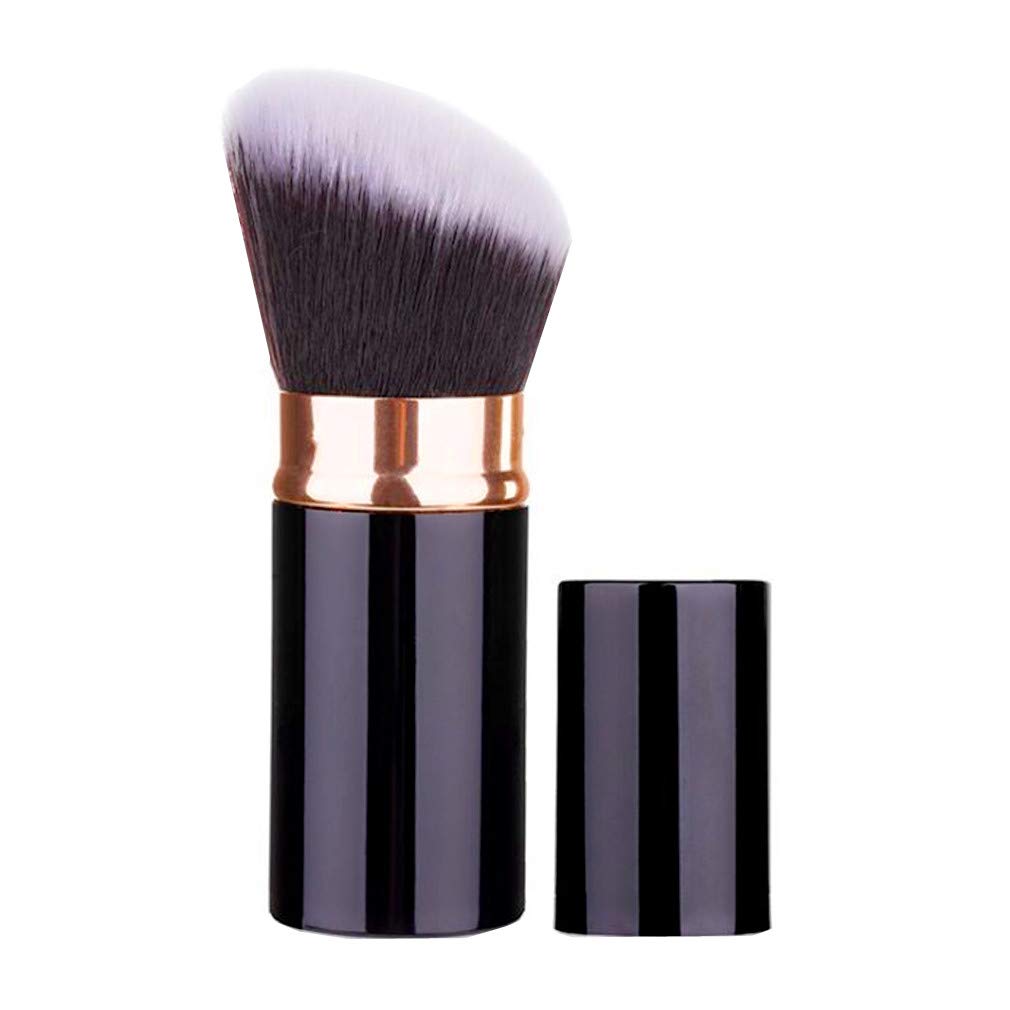 Sinide Retractable Foundation Brush - Professional Kabuki Makeup Brush For Contouring & Blush